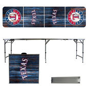Victory Tailgate Texas Rangers Weathered Design 8' Portable Folding Tailgate Table