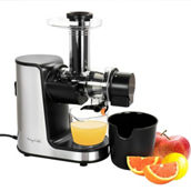 MegaChef Masticating Slow Juicer Extractor with Reverse Function, Cold Press Jui