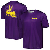 Columbia Men's Purple LSU Tigers Terminal Tackle Omni-Shade T-Shirt