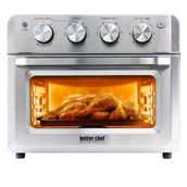 Better Chef Do-It-All 20 Liter Convection Air Fryer Toaster Broiler Oven in Silv