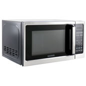 Black + Decker 0.9 Cu Ft 900W Digital Microwave Oven With Turntable in Stainless