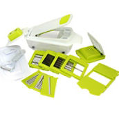 MegaChef 8-in-1 Multi-Use Slicer Dicer and Chopper with Interchangeable Blades
