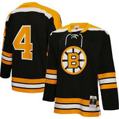 Mitchell & Ness Men's Bobby Orr Black Boston Bruins Big & Tall 1971 Blue Line Player Jersey