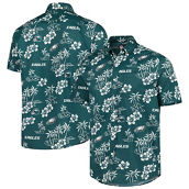 Reyn Spooner Men's Midnight Green Philadelphia Eagles Kekai Button-Up Shirt