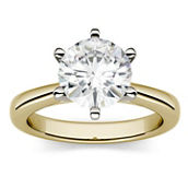 Charles & Colvard 1.90cttw Moissanite Solitaire Engagement Ring in 14k Gold