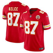 Nike Men's Travis Kelce Red Kansas City Chiefs Vapor F.U.S.E. Limited Jersey