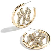 BaubleBar New York Yankees Hoops Earrings