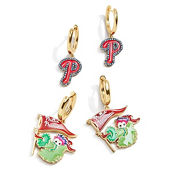 BaubleBar Philadelphia Phillies Two-Pack Earrings Set