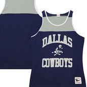 Mitchell & Ness Men's Navy/Gray Dallas Cowboys Heritage Colorblock Tank Top
