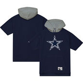 Mitchell & Ness Men's Navy Dallas Cowboys game Short Sleeve Hoodie