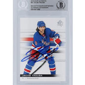 Upper Deck Jacob Trouba New York Rangers Autographed 2019-20 Upper Deck SP Authentic #87 Beckett Fanatics Witnessed Authenticated Card