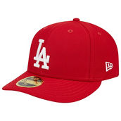 New Era Men's Scarlet Los Angeles Dodgers Low 59FIFTY Fitted Hat