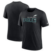 Nike Men's Heather Black Philadelphia Eagles Team Tri-Blend T-Shirt