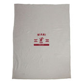 Logo Brands Miami Heat 54'' x 84'' Sweatshirt Blanket