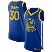 Nike Men's Stephen Curry Royal Golden State Warriors 2020/21 Authentic Jersey - Icon Edition