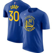 Nike Men's Stephen Curry Royal Golden State Warriors Icon 2022/23 Name & Number T-Shirt