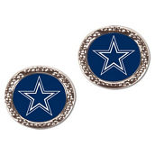 WinCraft Women's Dallas Cowboys Round Earrings