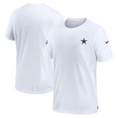 Nike Men's White Dallas Cowboys Sideline Coach Performance T-Shirt