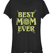 Mad Engine Juniors Dungeons & Dragons Best Mom Ever T-Shirt