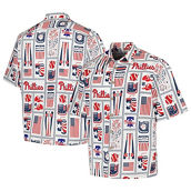 Reyn Spooner Men's White Philadelphia Phillies Americana Button-Up Shirt