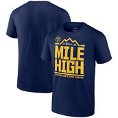 Fanatics Branded Men's Navy Denver Nuggets 2023 Western Conference s Spin Hometown Mantra T-Shirt