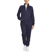 Women’s Loose Fit  Moisture Wicking Performance Track Jacket & Jogger 2-Piece Set