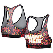 Ethika Women's Red Miami Heat Racerback Sports Bra