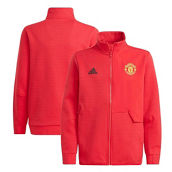 adidas Youth Red Manchester United 2023/24 Anthem Full-Zip Jacket
