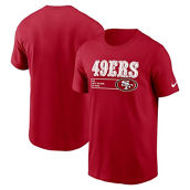 Nike Men's Scarlet San Francisco 49ers Division Essential T-Shirt