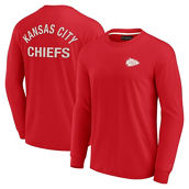 Fanatics Signature Unisex Fanatics Signature Red Kansas City Chiefs Super Soft Long Sleeve T-Shirt