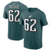 Nike Men's Jason Kelce Midnight Green Philadelphia Eagles Player Name & Number T-Shirt