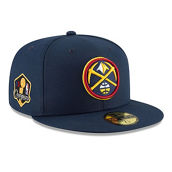 New Era Men's Navy Denver Nuggets 2023 NBA Finals s Side Patch 59FIFTY Fitted Hat