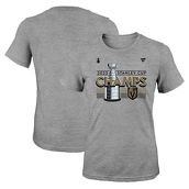 Fanatics Branded Youth Girls Heather Gray Vegas Golden Knights 2023 Stanley Cup s Locker Room T-Shirt