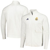 adidas Men's White Real Madrid 2023/24 Anthem Full-Zip Jacket