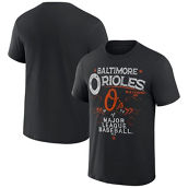 Darius Rucker Collection by Fanatics Men's Darius Rucker Collection by Fanatics Black Baltimore Orioles Beach Splatter T-Shirt