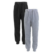 Boy's Slim-Fit Fleece Jogger Sweatpants (2-Pack)