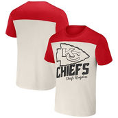 NFL x Darius Rucker Collection by Fanatics Men's Cream Kansas City Chiefs Colorblocked T-Shirt