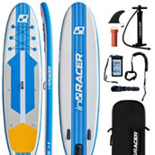 inQracer Inflatable Stand Up Paddle Board 11'x33''x6'', Blue