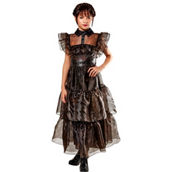 Wednesday Addams Nevermore Academy Rave'n Dance Girl's Costume