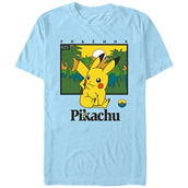Mad Engine Mens Pokemon PIKACHU PALMS T-Shirt
