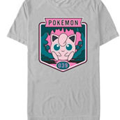 Mad Engine Mens Pokemon PINK POKEMON T-Shirt
