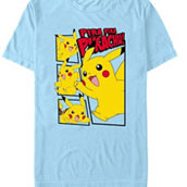 Mad Engine Mens Pokemon PM PIKACHU CALL OUT - PMPO0JAYSC T-Shirt