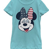 Mad Engine Girls Mickey & Friends American Bow T-Shirt