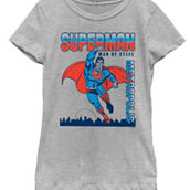 Mad Engine Girls Superman Vintage Americana T-Shirt