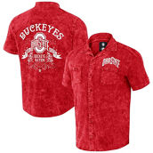 Darius Rucker Collection by Fanatics Men's Darius Rucker Collection by Fanatics Scarlet Ohio State Buckeyes Team Color Button-Up Shirt
