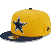 New Era Men's Gold/Navy Dallas Cowboys 2-Tone Color Pack 59FIFTY Fitted Hat