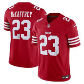 Nike Men's Christian McCaffrey Scarlet San Francisco 49ers Vapor F.U.S.E. Limited Jersey