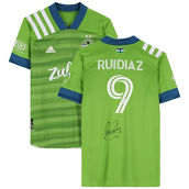 Fanatics Authentic Raul Ruidiaz Seattle Sounders FC Autographed 2022 Legacy Green Adidas Authentic Jersey