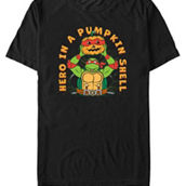 Mad Engine Mens Teenage Mutant Ninja Turtles Hero In Pumpkin Shell T-Shirt