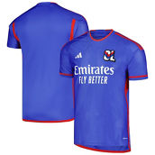 adidas Men's Blue Olympique Lyonnais 2023/24 Away Replica Jersey